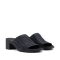 Diesel Sa-Pamela H logo-embossed sandals - Black