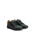Giuseppe Zanotti low-top leather zip-up sneakers - Black