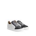 Giuseppe Zanotti zip-up leather sneakers - White