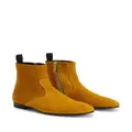 Giuseppe Zanotti zip-up suede boots - Orange