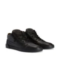 Giuseppe Zanotti zip-up high-top leather sneakers - Black