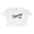 Tommy Hilfiger Junior sequin-logo cotton T-shirt - White