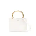 Jil Sander bamboo-style handles leather tote bag - Neutrals