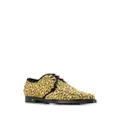 Dolce & Gabbana embroidered suede derby shoes - Gold