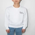 Alexander McQueen logo-print cotton sweatshirt - White