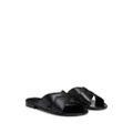Giuseppe Zanotti Flavio crossed-leather sandals - Black