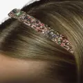Jennifer Behr Mira crystal-embellished headband - Pink