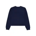 Sporty & Rich Big Apple cropped sweatshirt - Blue