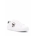 Karl Lagerfeld side logo-patch sneakers - White
