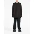 Balenciaga patch-pocket cotton shirt - Black