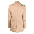 Merci slash-detail cotton-blend blazer - Neutrals