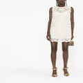 Dolce & Gabbana sleeveless lace minidress - Neutrals