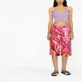 ETRO all-over graphic-print shorts - Pink