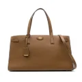 Tory Burch pebble-textured leather tote bag - Brown