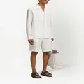 Zegna Summer cotton-linen chino shorts - White