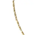 Bvlgari Pre-Owned 1980s 18kt yellow gold Fancy Twisted Link diamond necklace