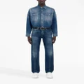 Alexander McQueen dart-detail straight-leg jeans - Blue