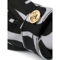 Versace logo-print umbrella - Black