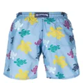 Vilebrequin turtle-print swim shorts - Blue