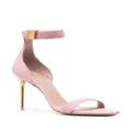 Balmain Uma 105mm suede sandals - Pink