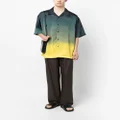 Jil Sander gradient-effect short-sleeve shirt - Green