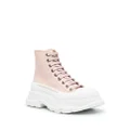 Alexander McQueen Tread Slick lace-up ankle boots - Pink