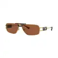 Versace Eyewear Special Project aviator-frame sunglasses - Gold
