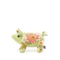 Anke Drechsel pig embroidered soft toy - Green