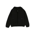 C.P. Company Kids Goggle-hood zip-up jacket - Black