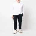 Zanone collarless long-sleeve polo shirt - White