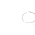 Melissa Kaye 18kt white gold and diamond Aria hoop earrings - Silver