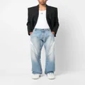 Balmain exposed-pocket cotton jeans - Blue
