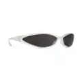 Balenciaga 90s oval-frame sunglasses - White