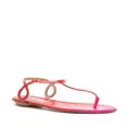 Aquazzura Almost Bare flat sandals - Pink