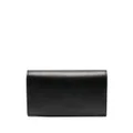 Moschino insuflated-heart foldover wallet - Black