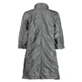 Issey Miyake ruched-detailing coat - Grey