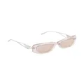 Prada Eyewear Symbole rectangle-frame sunglasses - Neutrals