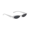 Prada Eyewear Symbole oval-frame sunglasses - White