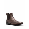Tod's brogue-detail Chelsea boots - Brown