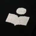 ISABEL MARANT logo knit socks - Black
