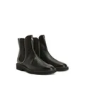 Giuseppe Zanotti crocodile-effect leather ankle boots - Black