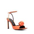 Sergio Rossi 75mm appliqué-detail open-toe sandals - Orange