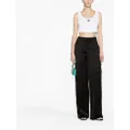 TOM FORD satin cargo trousers - Black