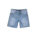 Molo cotton blend denim shorts - Blue
