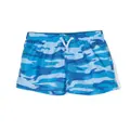 Sundek camouflage-print swim shorts - Blue