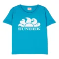 Sundek logo-print cotton T-shirt - Blue