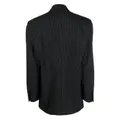Lardini double-breasted wool-blend blazer - Black