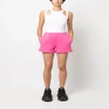 Ksubi embroidered-logo cotton track shorts - Pink