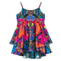 Camilla graphic-print sleeveless dress - Multicolour