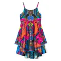 Camilla graphic-print sleeveless dress - Multicolour